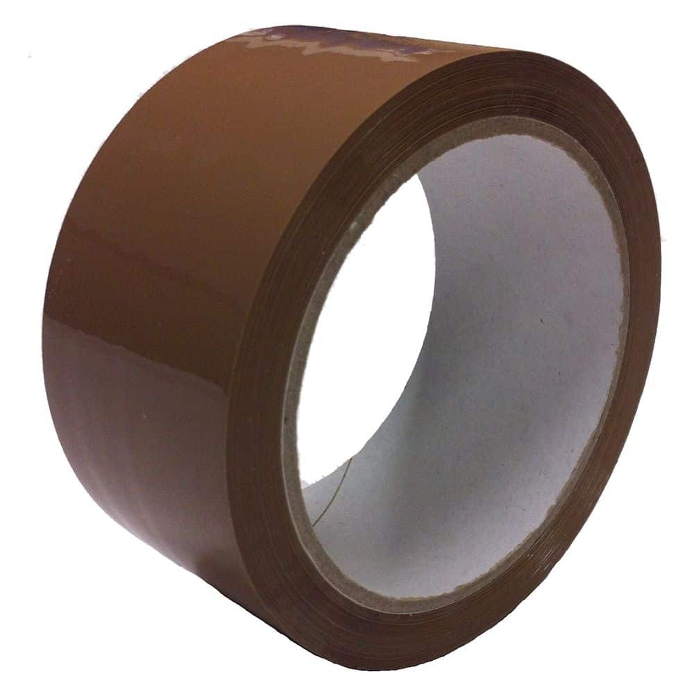 Brown / Buff Standard Packing Packaging Tape 48mm x 132m (MADE FROM