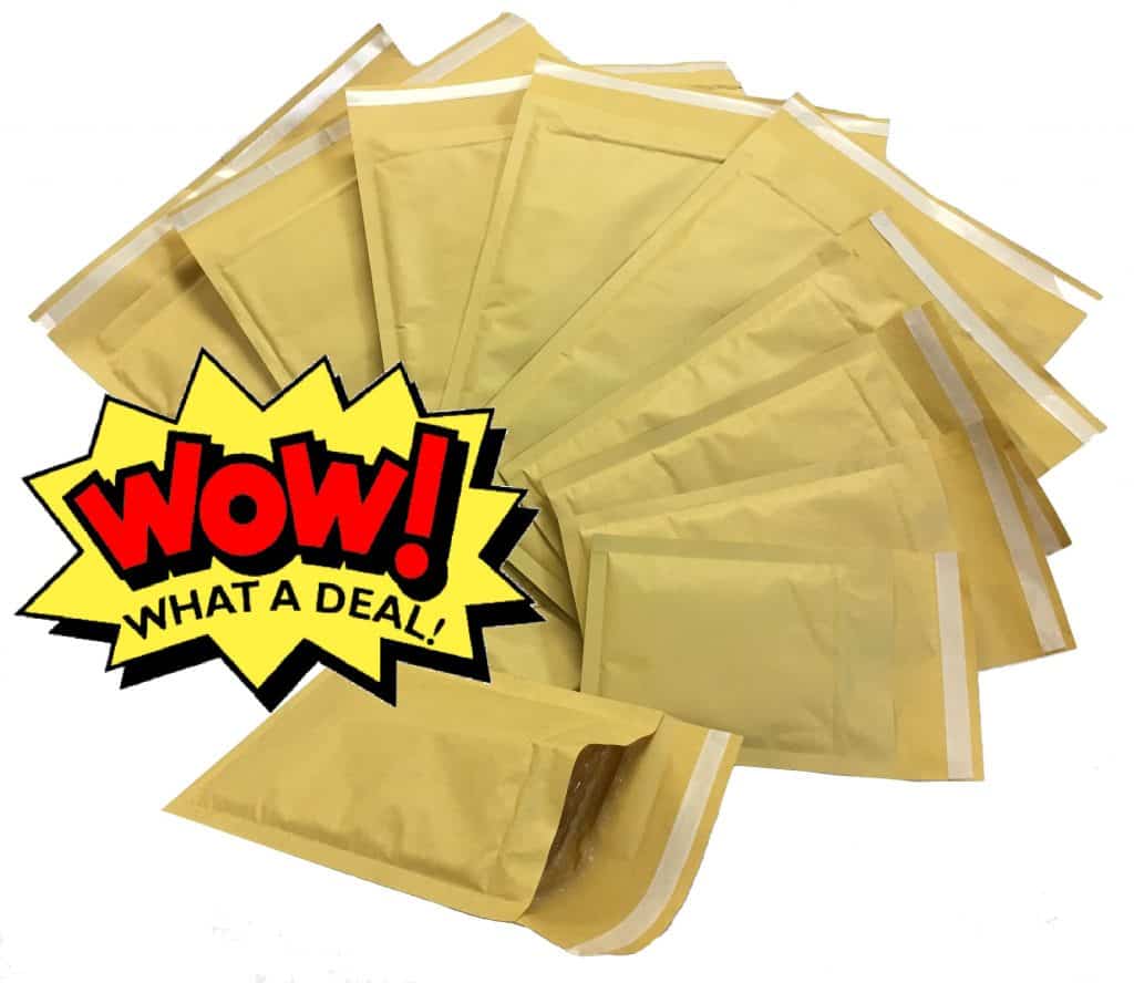 Bubble Lined Envelopes (Own MP Brand) GOLD Macro Packaging