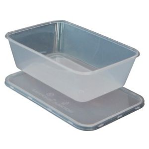 Microwave Plastic Food Containers with Lids – 1000cc (1000ml) | Macro