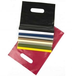 Coloured Punch Handle Carrier Bags